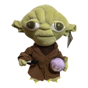 Disney Star Wars Yoda Easter Greeter NWT 21" Super Cute w/Colored Easter Egg